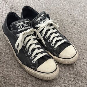 Converse Black and White Low-Top Sneakers